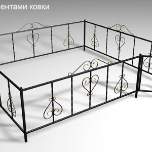 Металлическая ограда А10