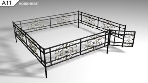 Металлическая ограда А11