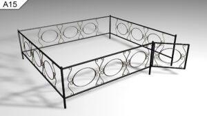 Металлическая ограда А15