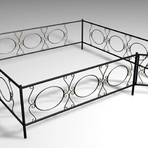 Металлическая ограда А15