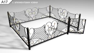Металлическая ограда А17