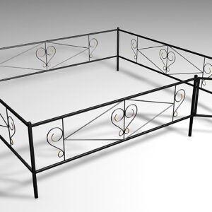 Металлическая ограда А2