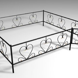 Металлическая ограда Б3