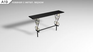 Металлическая скамейка A19