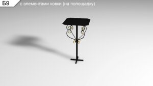 Металлический стол Б9