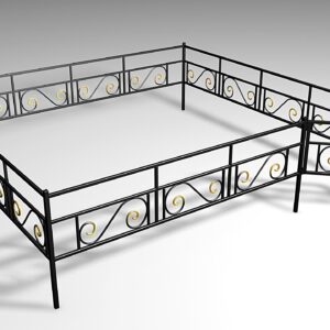 Металлическая ограда А5