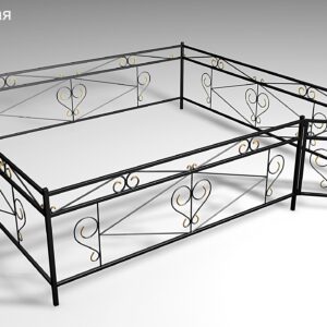 Металлическая ограда А7