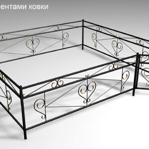 Металлическая ограда А7+