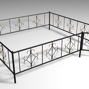 Металлическая ограда А8