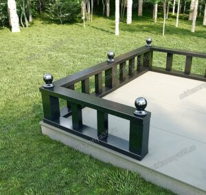 Ограда гранитная 19