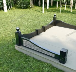 Ограда гранитная 2