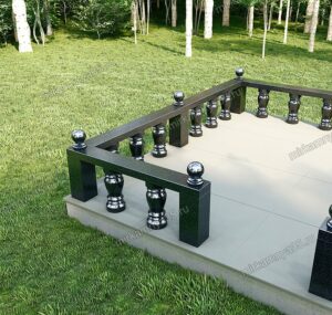 Ограда гранитная 3