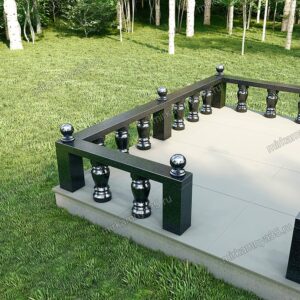 Ограда гранитная 3