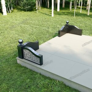 Ограда гранитная 5