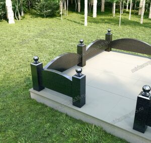 Ограда гранитная 8